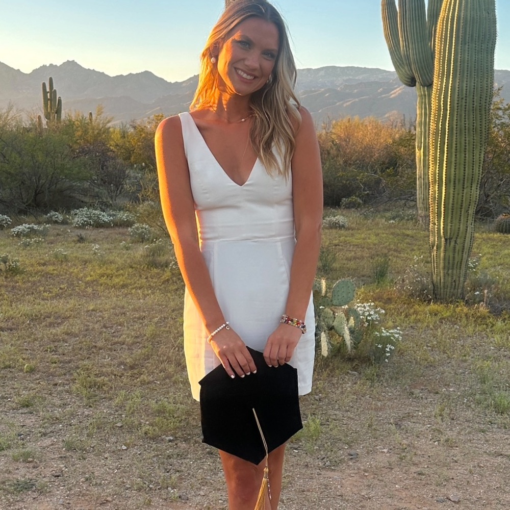 Amanda Uprichard White Mini Dress